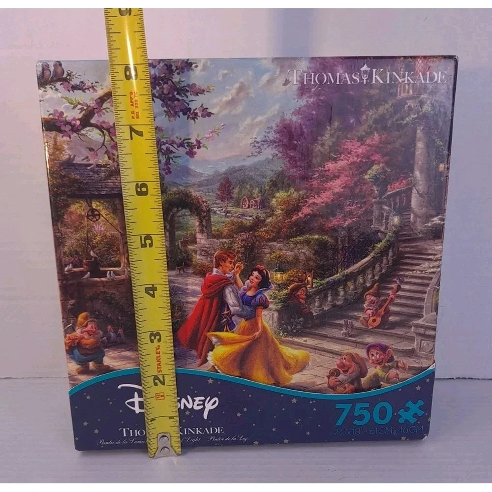 Thomas Kinkade Disney Princess Snow White Jigsaw Puzzle 750 Pieces Complete